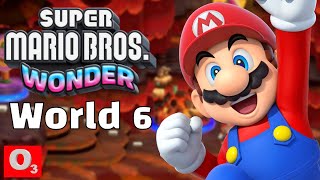 Super Mario Bros Wonder - World 6 (Deep Magma Bog) - FULL GAME WALKTHROUGH