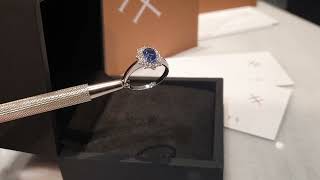 Δαχτυλίδι με ζαφείρι KV34232 | Haritidis Jewelry #sapphire