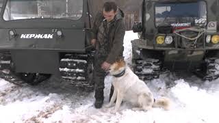 Весенние покатушки по снегу с кержаками 04 04 2021г часть-1