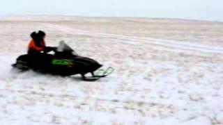 2000 Arctic Cat EFI 600 ZL Snowmobile 0 - 90 in about 10 seconds