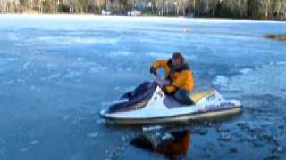 HillWilliam breaks the ice with sea-doo