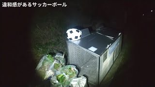 違和感あるサッカーボールを拾ったら正体が怖すぎた・・・。