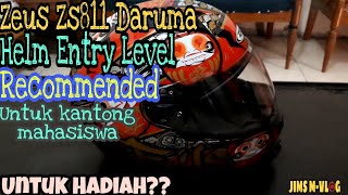 Review Zeus Zs811 Daruma || Helm Recommended Untuk Hadiah Orang tersayang