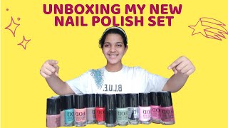 Unboxing My New NAIL POLISH SET | Set of 12 | Best Review | Aaliya Amreen