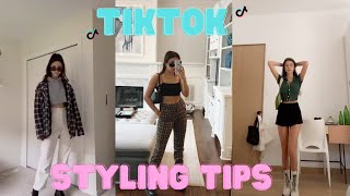 TIKTOK FASHION STYLING TIPS & INSPO | FOR THE GIRLIES💕