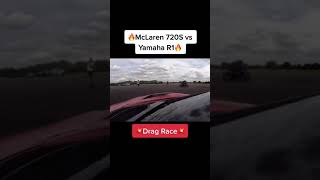 McLaren 720s vs Yamaha r1 #shorts