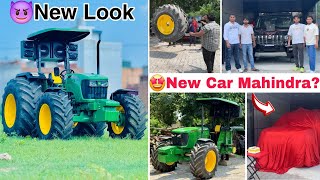 INDIA 1st John Deere 5075E 4×4 With biggest tyre Alliance 600No // New Car ? // Miss u Nishu bhai 🥺💔