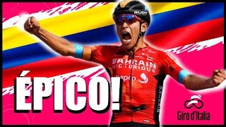 🌟 SANTIAGO BUITRAGO gana etapa en el GIRO DE ITALIA