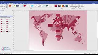 Visio     Rearrange connected diagrams