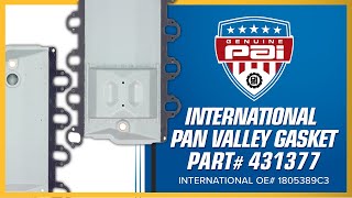 PAI International 73./444 Engine Pan Valley Gasket (PAI# 431377 | OE# 1805389C3)