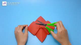 Easy Origami Bow Tie for kids - @Naman Art School