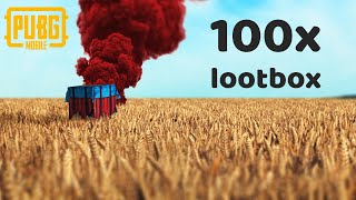 PUBG Mobile - Otevření 100 lootboxů