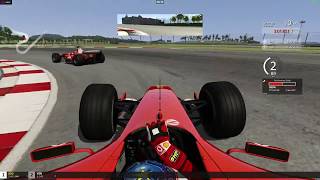 Assetto Corsa Ferrari F1 2004 battle at Sepang