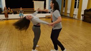 Bruna Manika and Felipe Ihara, Lambada demo in Gothenburg 2024