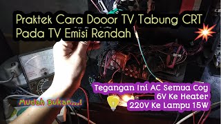 Tutorial Cara Menggunakan Alat Dooor TV Tabung