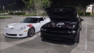 2023 Dodge Challenger Hellcat Jailbreak Intake & Pulley vs 2007 C6 Z06 Intake & Cat Delete 93