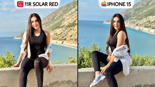 OnePlus 11R Solar Red VS iPhone 15 Camera Test Comparison Unbelievable Result 🔥🔥