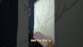 Best Goku🥷Anime🤯 Drawing|| New anime drawing|| #shorts #youtubeshorts #viralshort #viral #ytshorts .