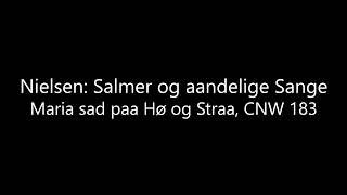 Nielsen: Maria sad paa Hø og Straa, CNW 183