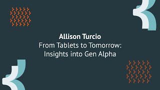 Engage 2024 - Lightning Talks - Allison Turcio (Product Track Day 1)