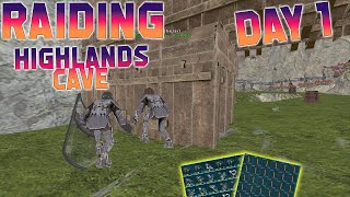 How a 50k Hour Tribe Raids an OP CAVE on DAY 1 - Ark Survival Evolved