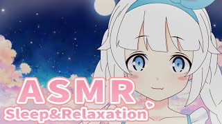 ASMR Ear Blowing & Ear Massage 💙 (breathing, no talking)