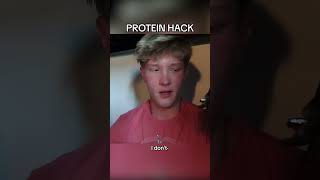 protein hack 😋 #bodybuilding #fitness #protein #fitnesstips