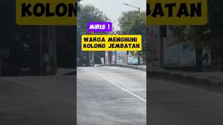 Dibalik Gemerlap Kota Jakarta, Puluhan Keluarga Tinggal di Kolong Jembatan Pasar Ikan