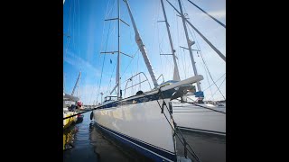 New Hallberg Rassy 44 - A quick look inside of this beautiful yacht!