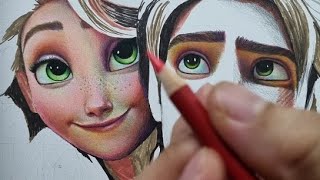 LIVE Colored Pencil DRAWING! How to Draw, Layer, Blend + Tutorial