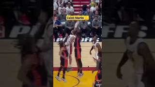 Caleb Martin throw it down #youtubeshorts #shorts #calebmartin #miami #miamiheat #heat #nba