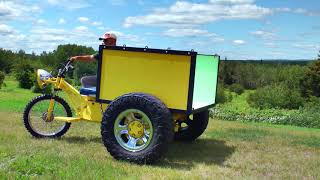 The Yard Mule DIY Electric Dump Tractor.