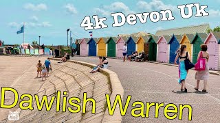 Dawlish Warren Beach 🇬🇧 4K Devon UK #beach #walkingtour #devon #uk