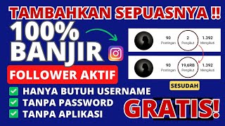 Cara Menambah Followers Instagram Gratis Permanen Tanpa Akun Tumbal