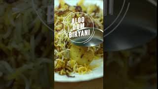 Aloo Dum Biryani | One Min Recipe #Shorts | Quick Biryani