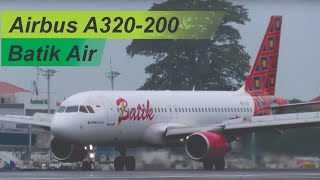 Moment Pesawat Batik Air Landing di Bandara Ngurah Rai Bali