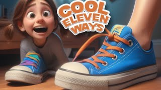 🌟👟 11 NEW How to tie shoelaces. Creative ways to tie shoelaces | Shoes lace styles | lifehacks