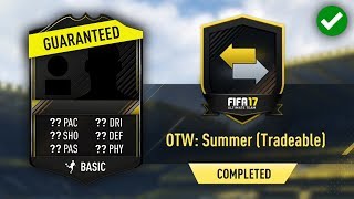 Fifa17 summer OTW guaranteed SBC FUT 17 pack opening i got otw mane