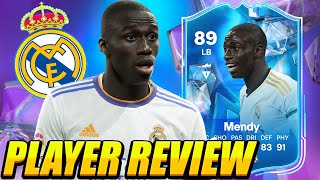 BEST LB IN EA FC 24! 🇫🇷🐐 89 FUT FANTASY MENDY PLAYER REVIEW! FANTASY FUT MENDY REVIEW! 89 MENDY