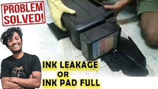 Ink Leakage | ink pad full epson | Epson L130,L380 | ink leakage problem in epson printer l3110