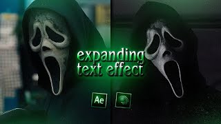 expanding text como ae editable ; alight motion