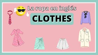 Vocabulario de la ropa en inglés y español