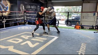 SPARRING AT THE BOXING GYM!!!