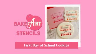 Make Your Own First Day of School Cookies