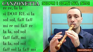 Canzonetta di Mozart - Imparala con il flauto