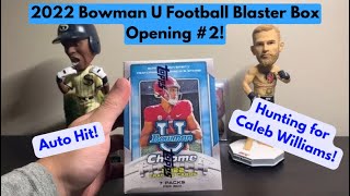 Caleb Hunting Episode 2! 2022 Bowman U Football Blaster Box Opening #2!