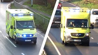 South East Coast Ambulance - 2 Emergency Ambulances - Mercedes Sprinters