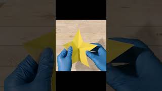 Como dobrar uma estrela de papel Dobre uma estrela de papel #shorts