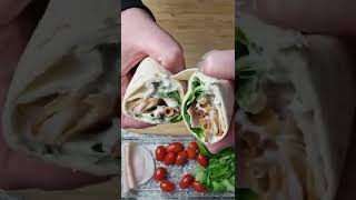 Wrap Rezept schnell mit Knusprigen Garnelen #shorts