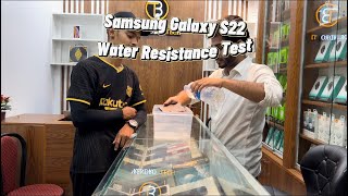 Samsung Galaxy S22 Water Resistance Test 💦 | Borendro Tech | Bogura